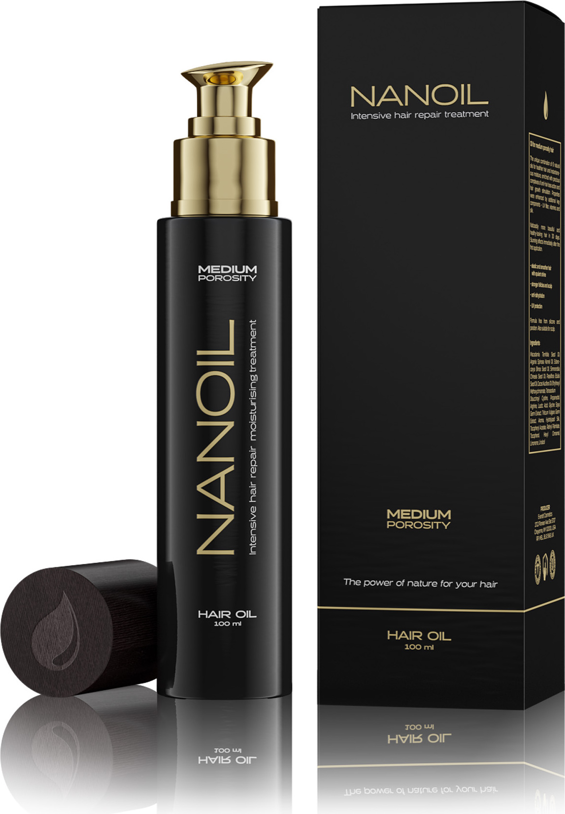 Haaröl für Haare mit normaler Porosität Nanoil Hair Oil for Medium Porosity Hair 100ml