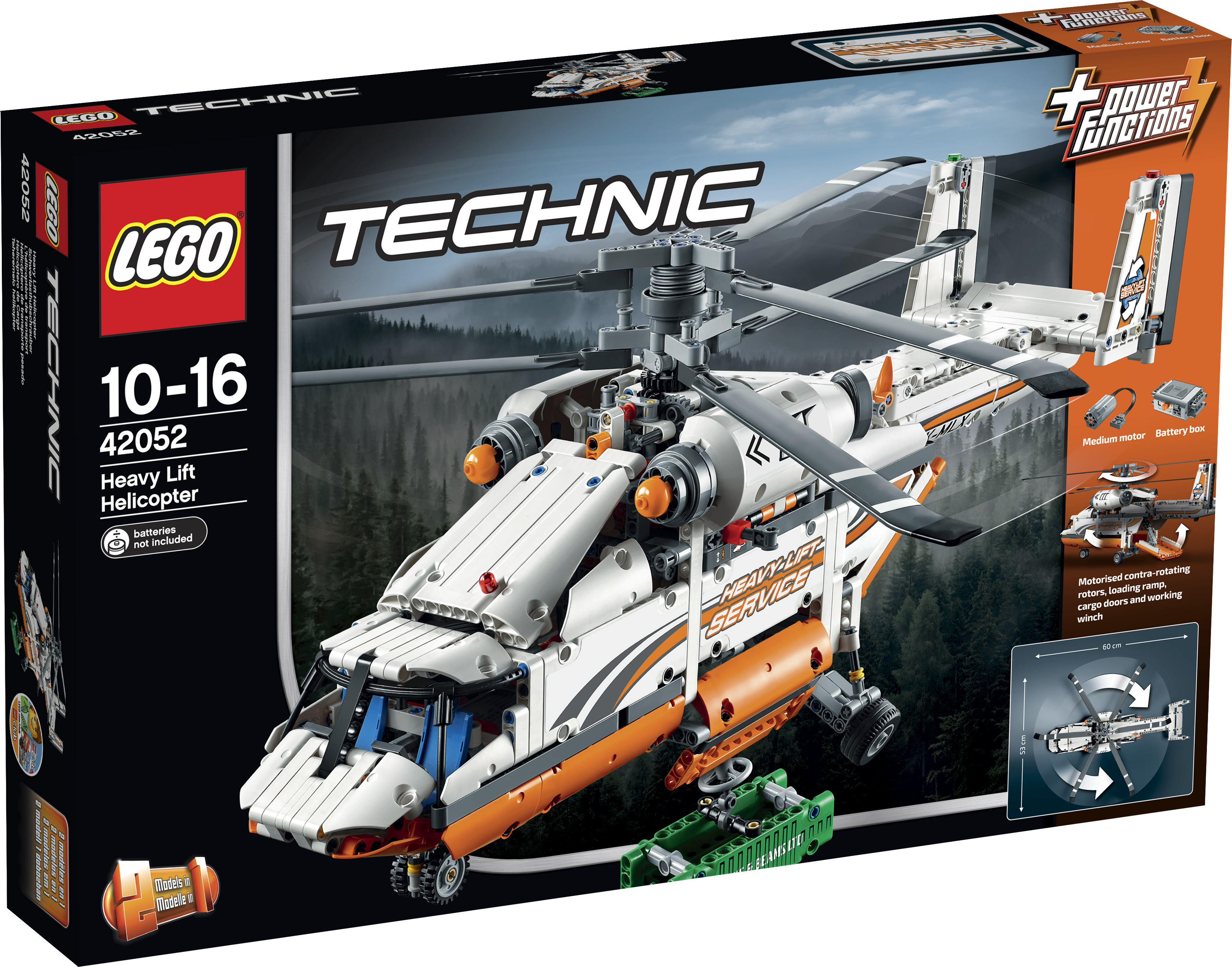 LEGO® Technic Schwerlasthubschrauber 42052