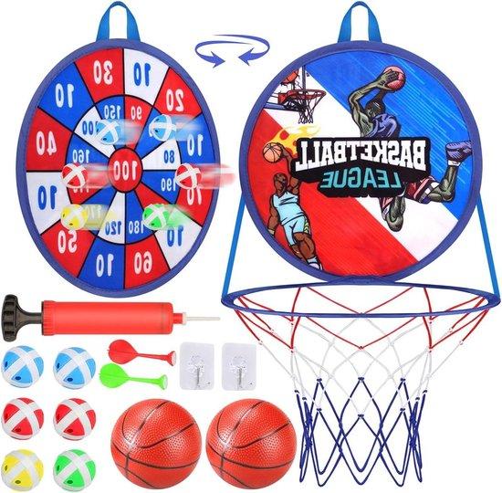 OEM Kinderdartbord mit 3 Bällen - blauw - Indoor/Outdoor-Spielzeug für Jungen und Mädchen 2026