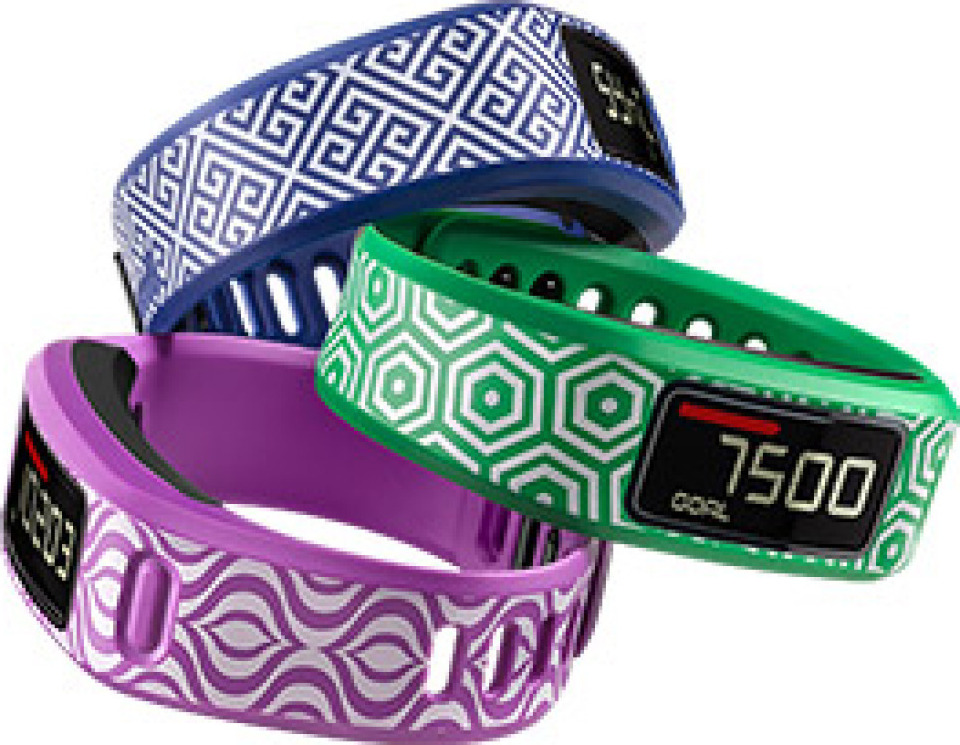 Popruhy GARMIN - VÍVOFIT WAIKIKI - Fialová/modrá/zelená