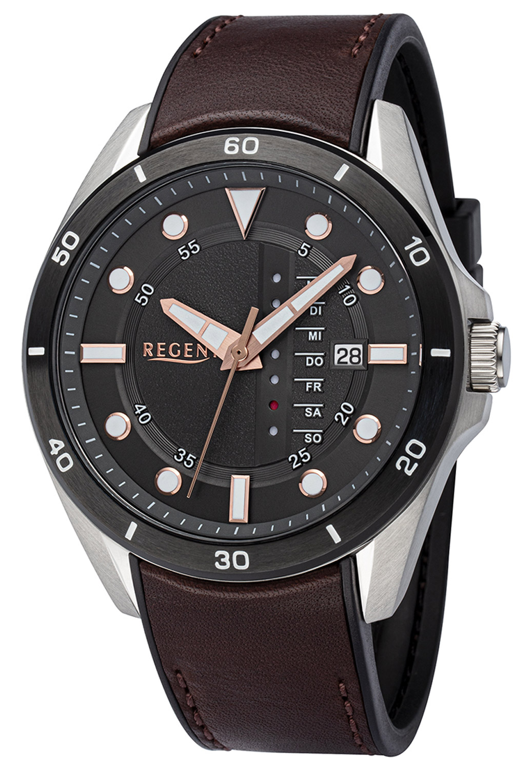 Regent - Armbanduhr - Herren - Chronograph - Quarz - BA-636