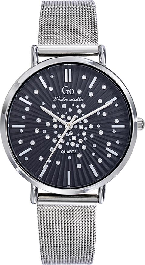 Hodinky Girl Only GO pre ženy Mademoiselle Kvarcové hodinky z nehrdzavejúcej ocele strieborné UGO695636