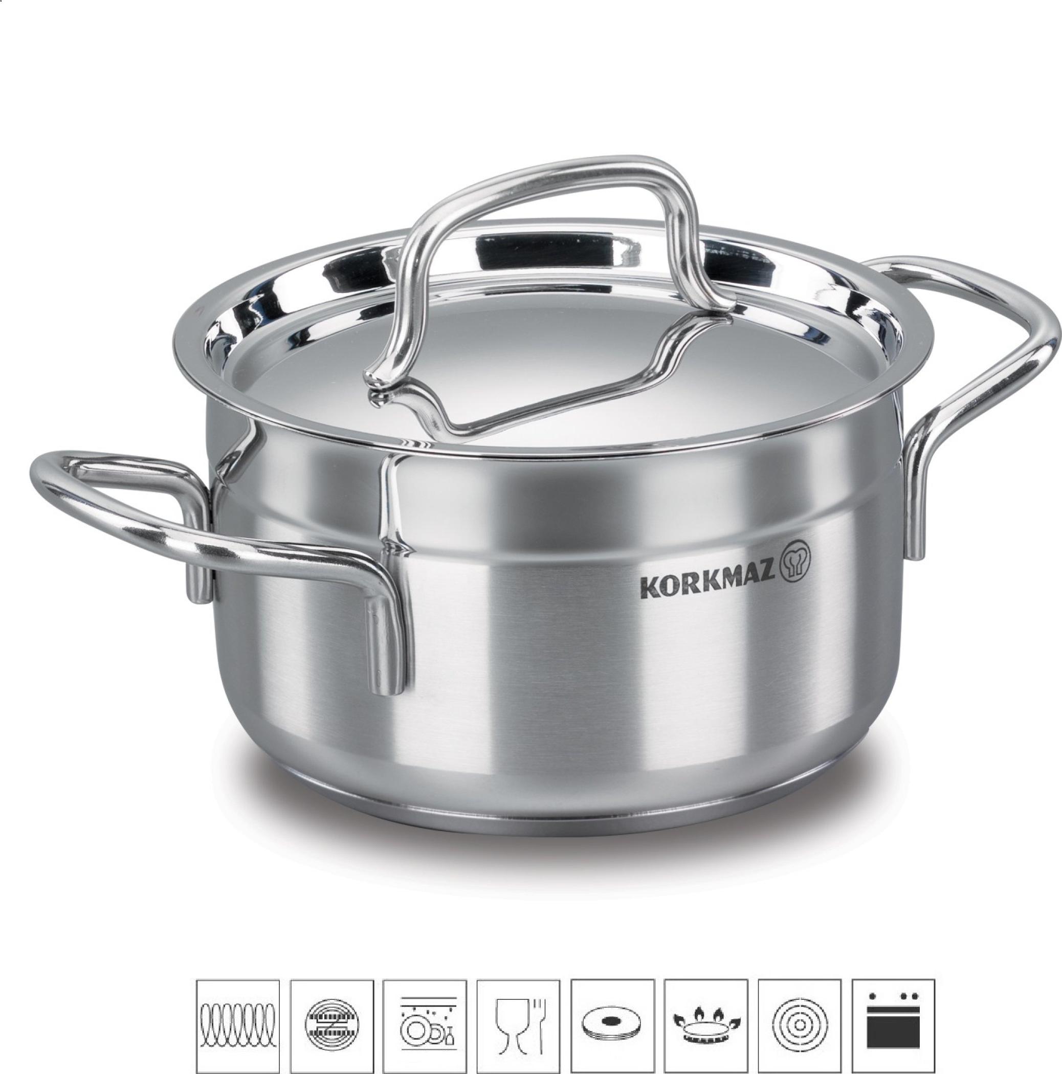 Korkmaz Tombik pentola in acciaio inox Tencere Tombik 3,6l
