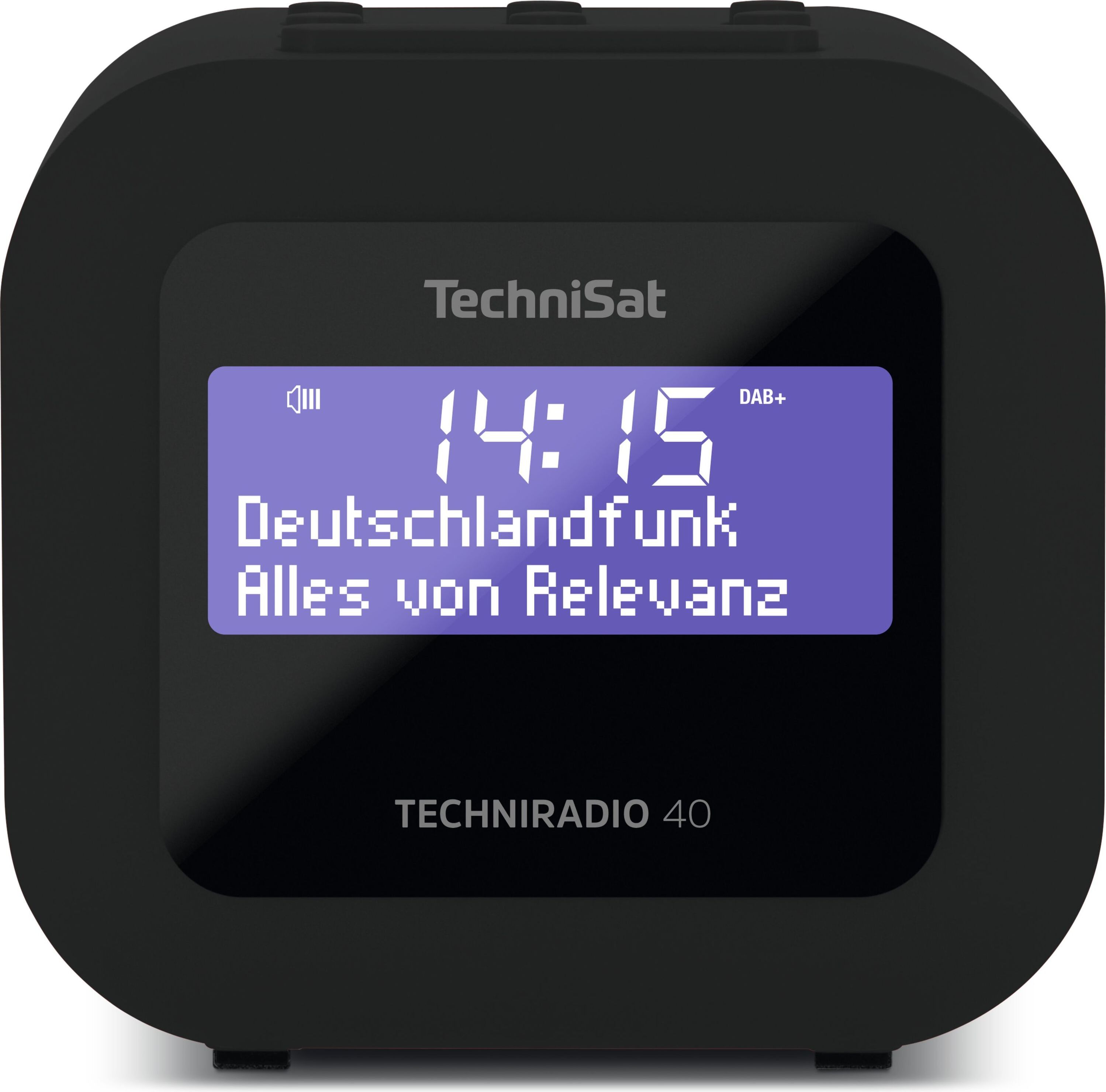 TechniSat TECHNIRADIO 40 | DAB+ Radiowecker mit Sleeptimer und Snooze | rot 0000/2940