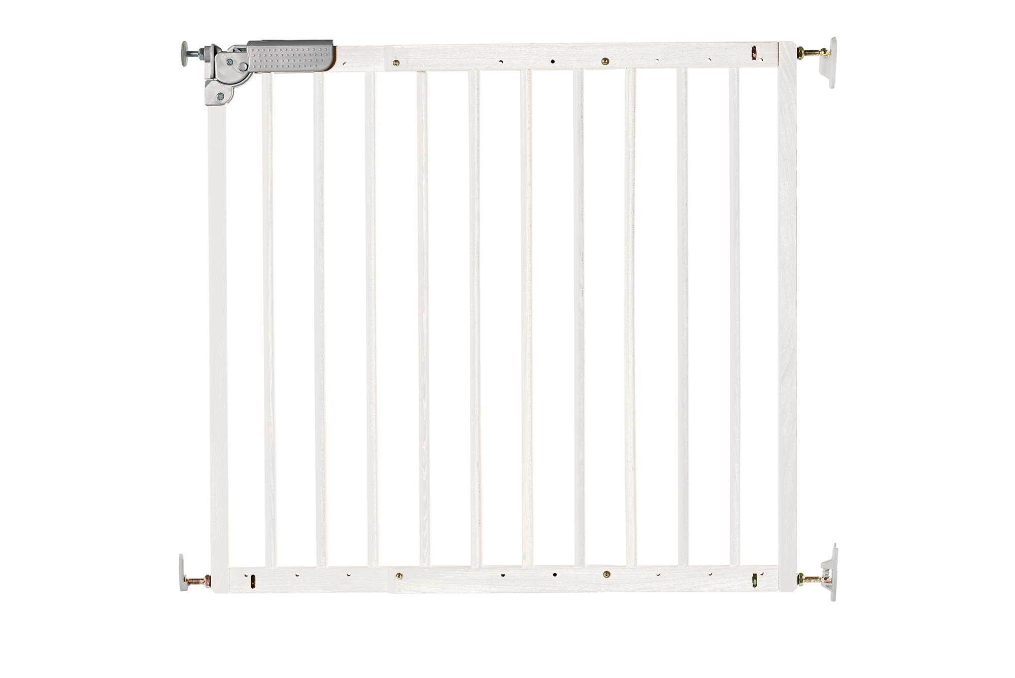 Weiß 62,5-106,8 cm DOLLE Türschutzgitter Treppenschutzgitter aus Metall 