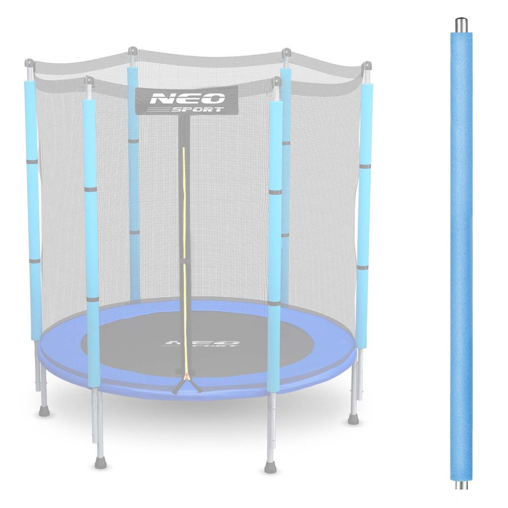 Vrchný stĺpik trampolíny s vonkajšou sieťou 4,5 ft modrý Neo-Sport
