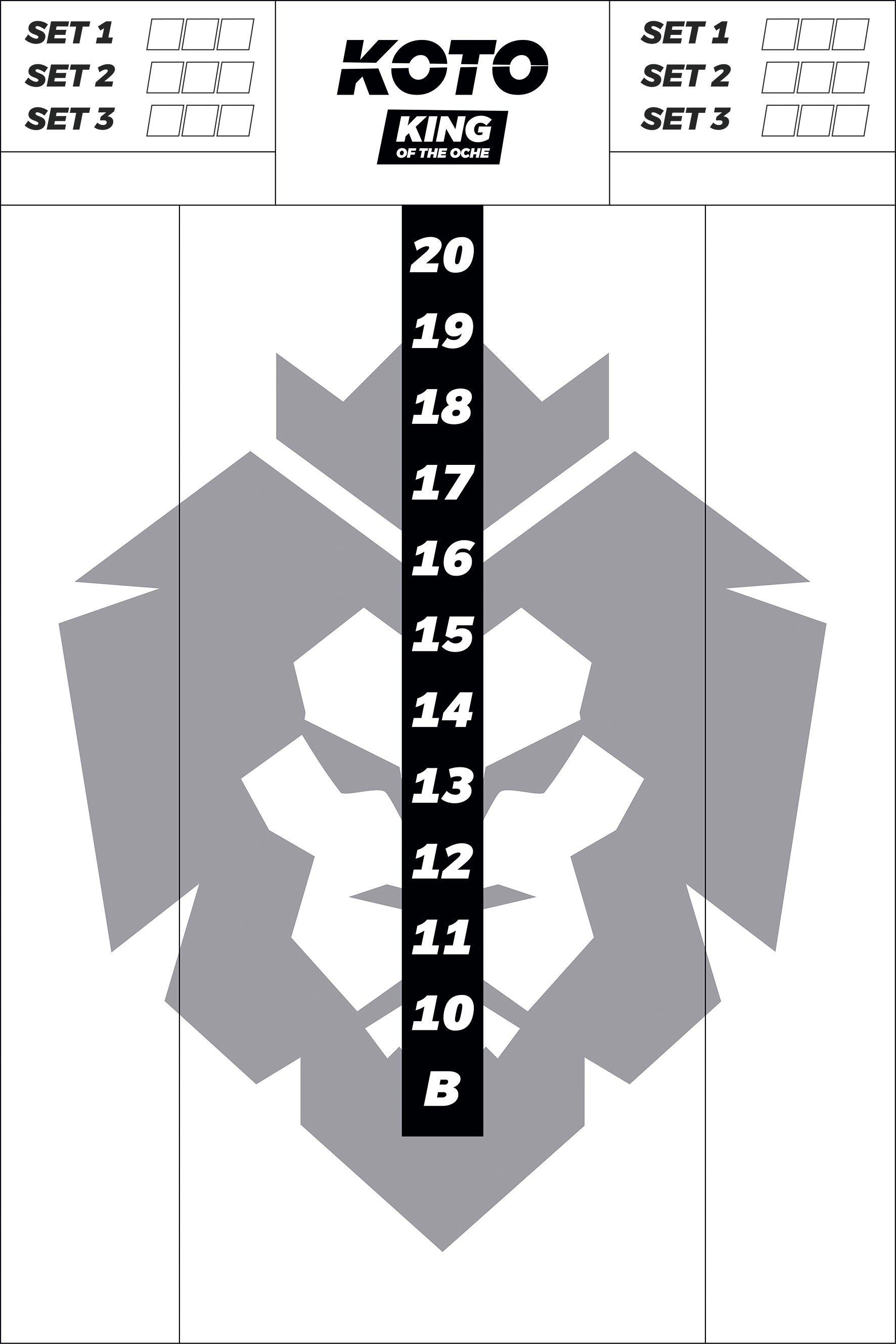 KOTO Whiteboard 40x30 - Scoreboard KD7400000