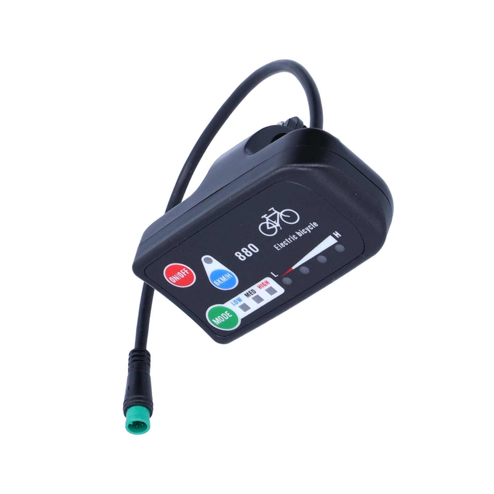 Cocosity für KT-LED880 Display,Elektrofahrrad Display,Elektrofahrrad Display Meter,36V/48V E-Bike Display,E-Bike LED Display,E-Bike Zubehör