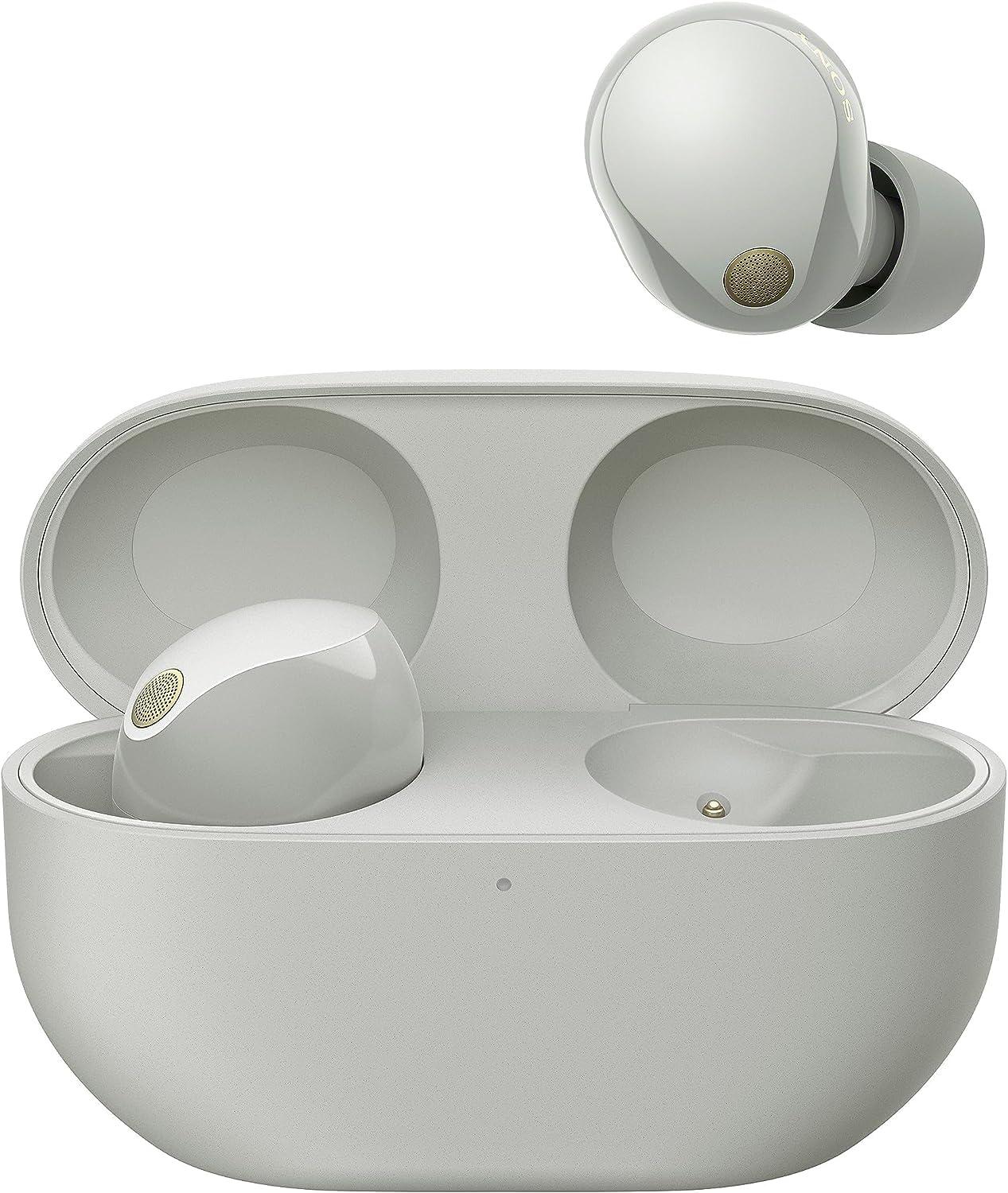 Sony Kabellose Noise Cancelling Kopfhörer,Bluetooth, In-Ear-Kopfhörer, Mikrofon,24 Stunden Akkulaufzeit, Schnellladefunktion,IPX4, iOS & Android kompatibel