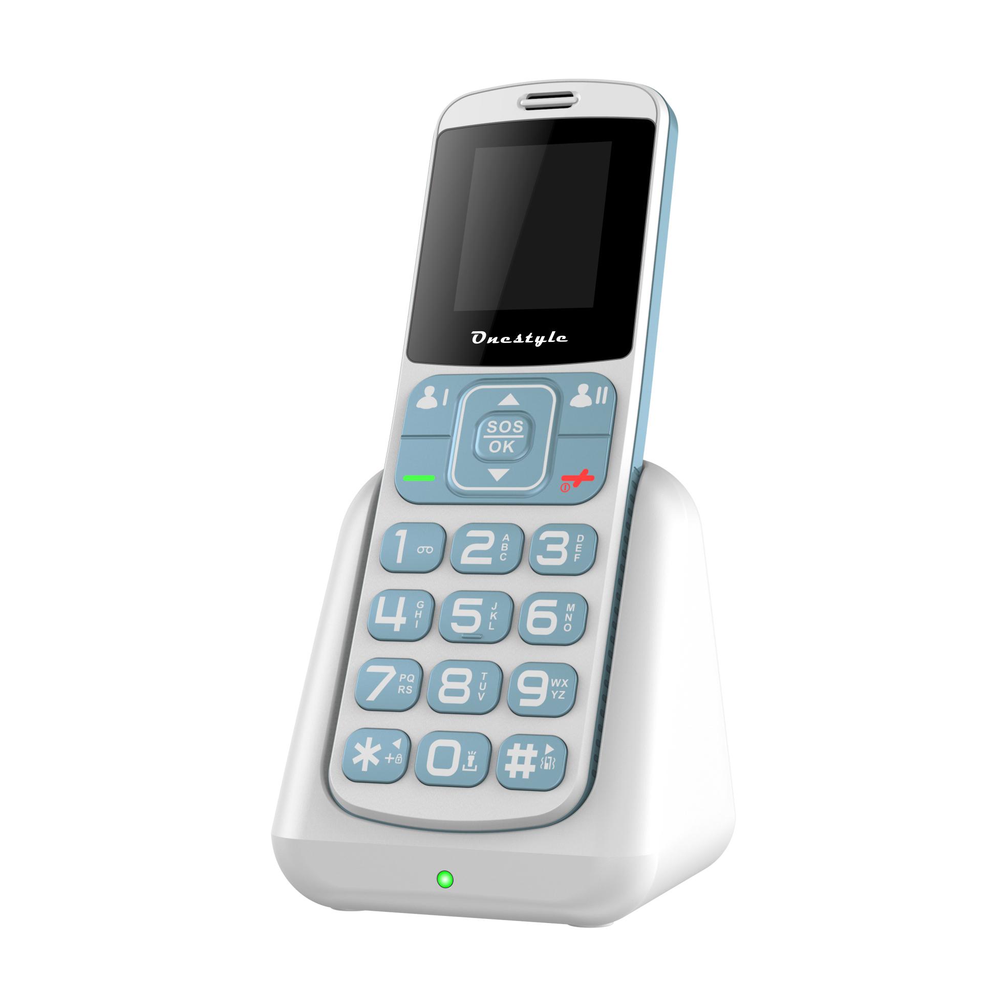 Onestyle Silver II Seniorenhandy mit Ladeschale, DUAL-SIM, große Tasten