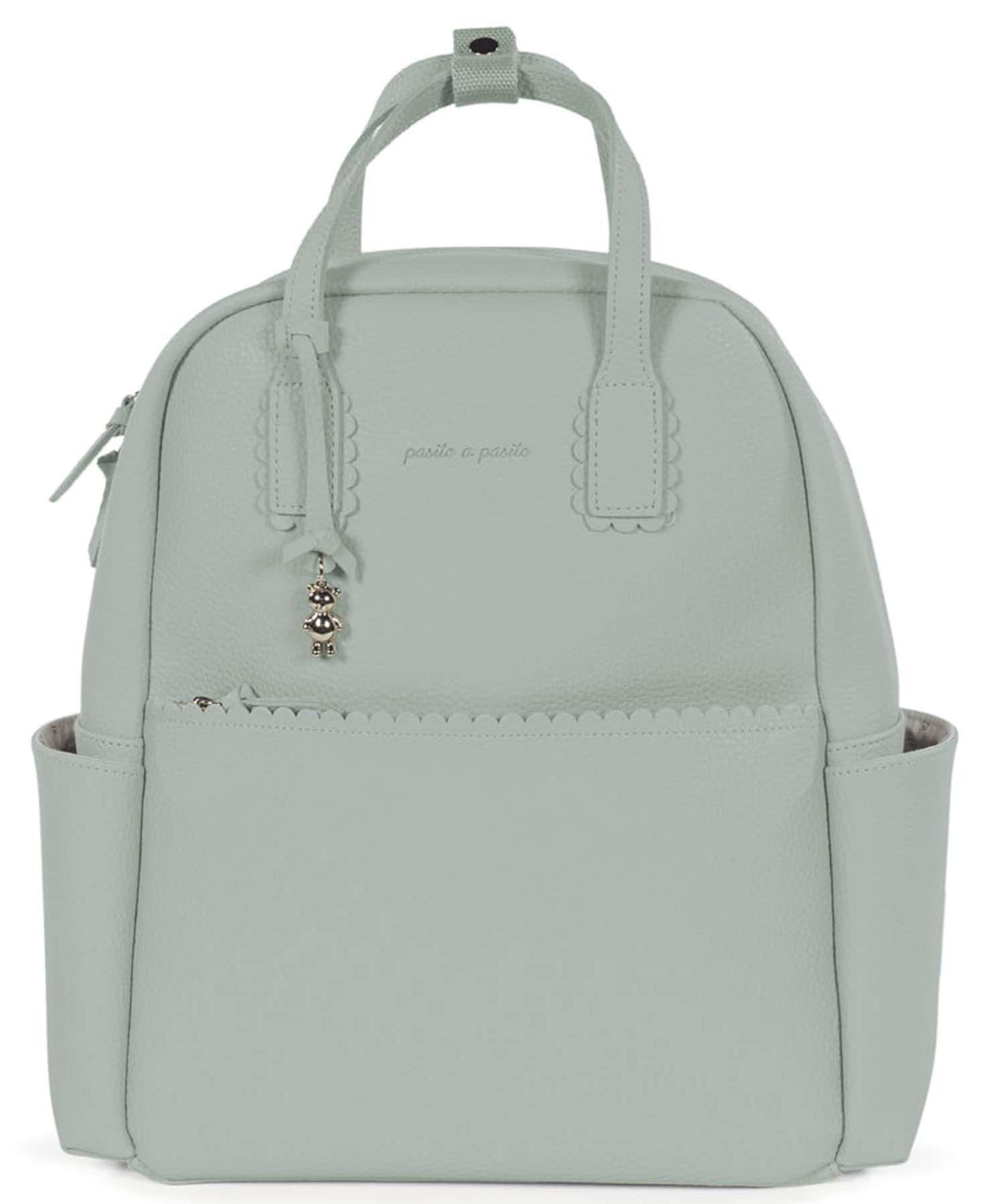 3P Wickelrucksack Icon - 35 x 38 cm - Grun | by Pasito a pasito PAS-SAC-DOS-ICON-VT