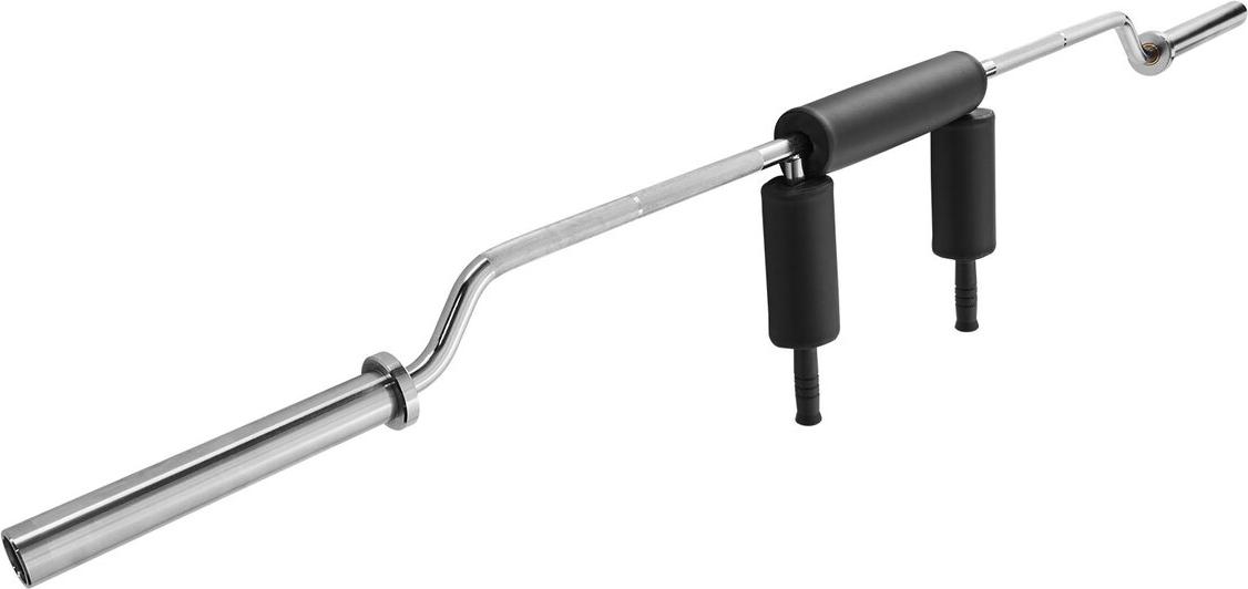 VEVOR Sicherheits-Kniebeugestange, 700 LBS Fitness-Kniebeugestange, Sicherheits-Kniebeugestangenaufsatz mit Schulter- und Armpolstern, Hantelstange mit 28 mm Durchmesser, ideal für Frontkniebeugen, Ausfallschritte, Reha und Physiotherapie