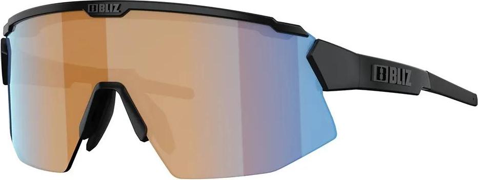 Bliz Breeze Nano Optics Nordic Light Sonnenbrille Schwarz Begonia - Violet With Blue Multicoating/CAT2 + Brown With Silver Mirror/CAT3 Herren,Damen Schwarz Begonia - Violet With Blue Multicoating/CAT2 + Brown With Silver Mirror/CAT3 Z52102-14N