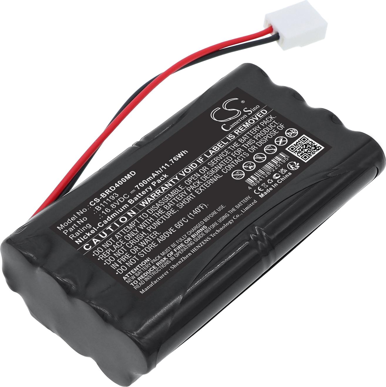 TECHTEK Akku Kompatibel mit [Burdick] 400, 4i EKG, 850, 863-696, 92304, Cambridge Eclipse 4I ECG, E350, Eclipse 4, Eclipse 400, Eclipse 4I ECG, Eclip