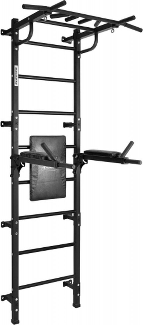 Monkey-Gym Gamma Workout Grand Sprossenwand aus Metal für Erwachsene - schwarz elite
