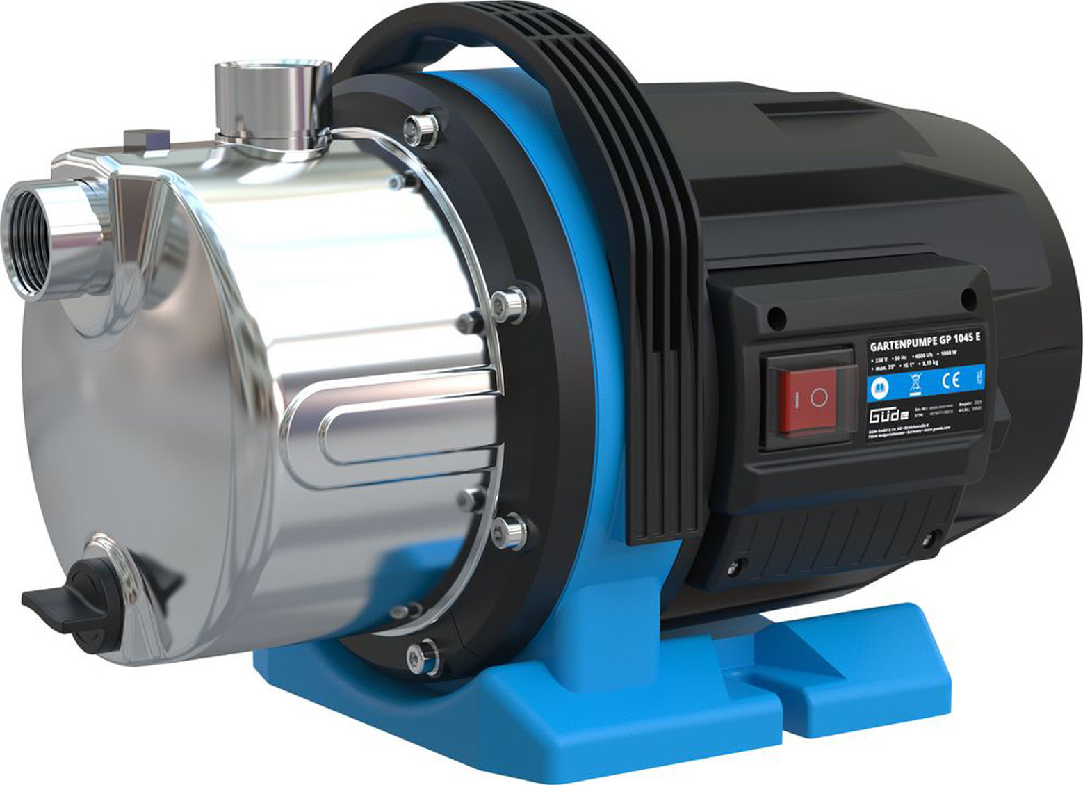 Güde Gartenpumpe Edelstahl GP 1045 E Jet-Pumpe zur Gartenbewässerung 1000W 93920