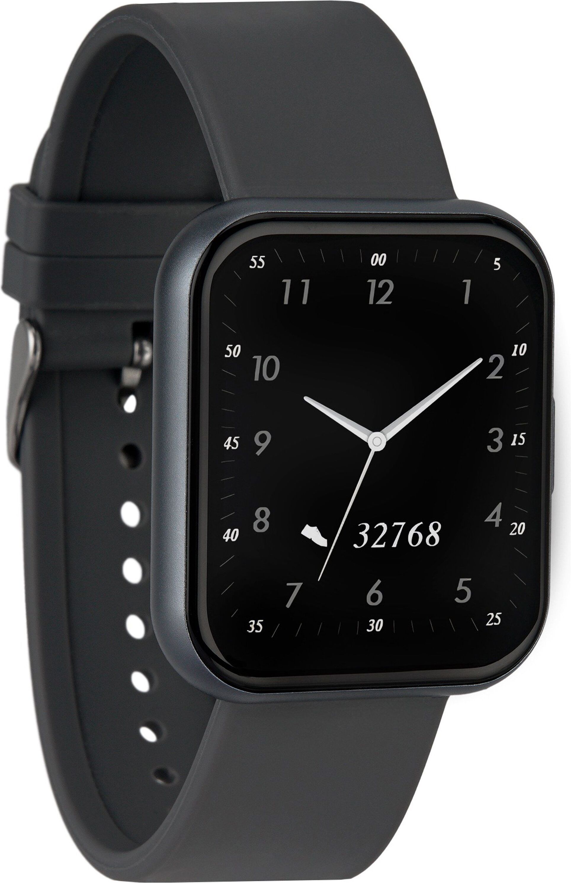 XCOAST IVE2 SMARTWATCH, FITNESSTRACKER, 1,69" TOUCH DISPLAY, 7 Tage Akku, Anthrazit