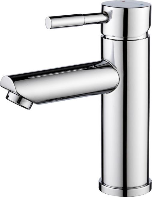 Einzelwaschtisch-Set 60 cm mit Keramikplatte und Chromhahn SORRENTO