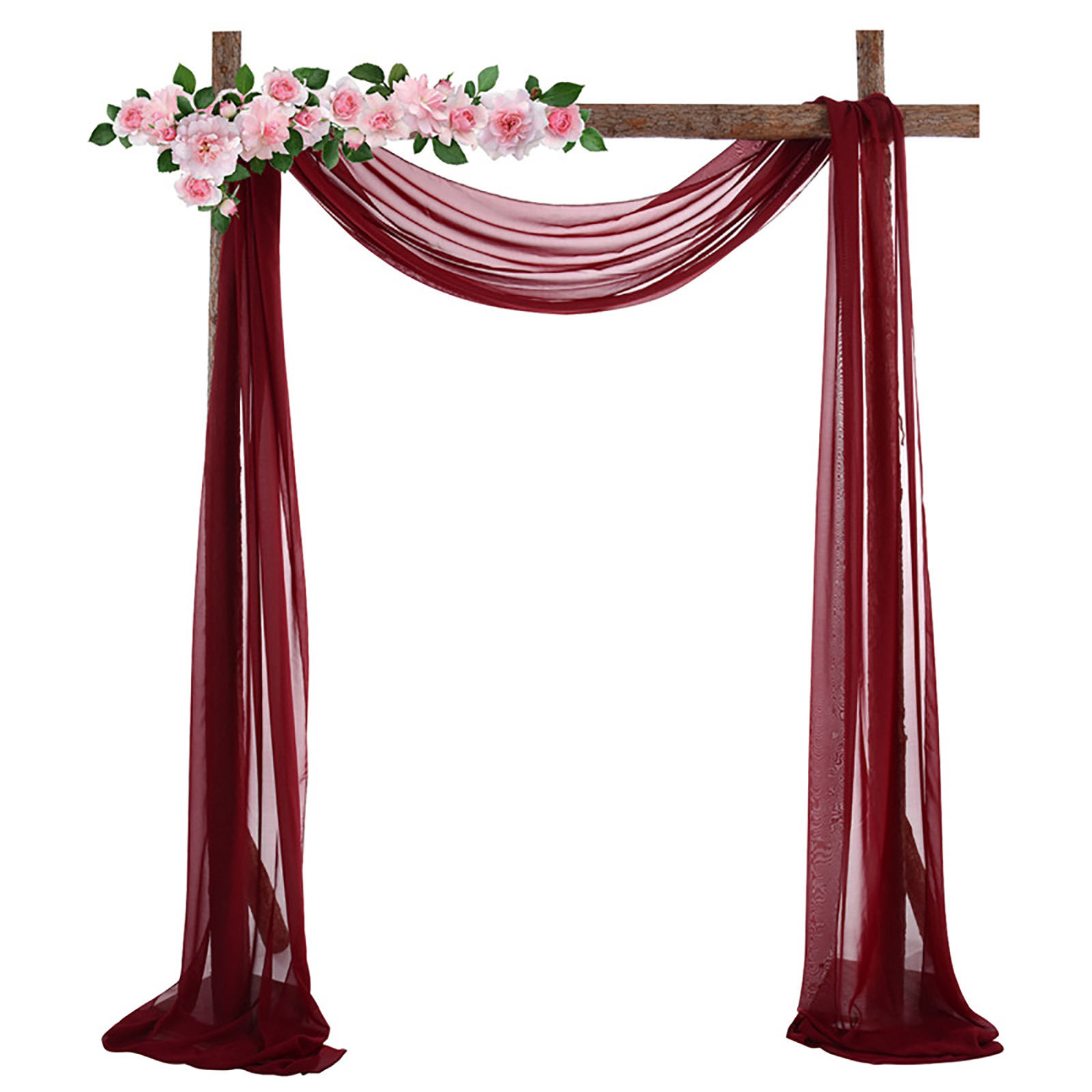 Cocosity Hochzeit Bogen Drapierung Stoff,Hochzeit Bogen Drapierungen,Sheer Backdrop Vorhang,Vorhang für Hochzeit,Backdrop Vorhang für Hochzeit