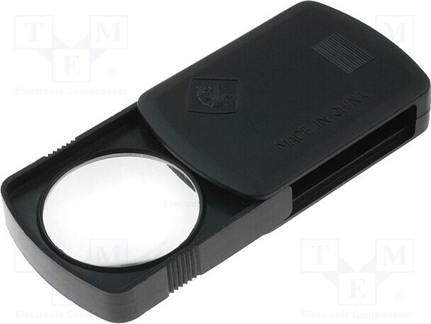 TNE 1x Zusammenlegbare Lupe 70x50x15mm NB-PLUP-4 Lupen Oberfl: x1,75 Linse: Ø45mm _1GH_NB-PLUP-4