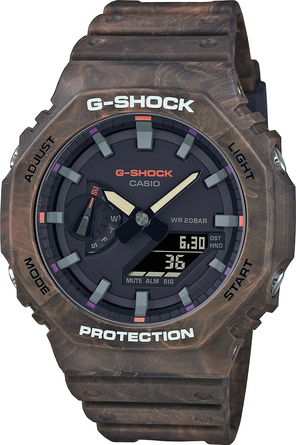 Casio - Náramkové hodinky - Pánske - Chronograf - G-Shock - GA-2100FR-5AER