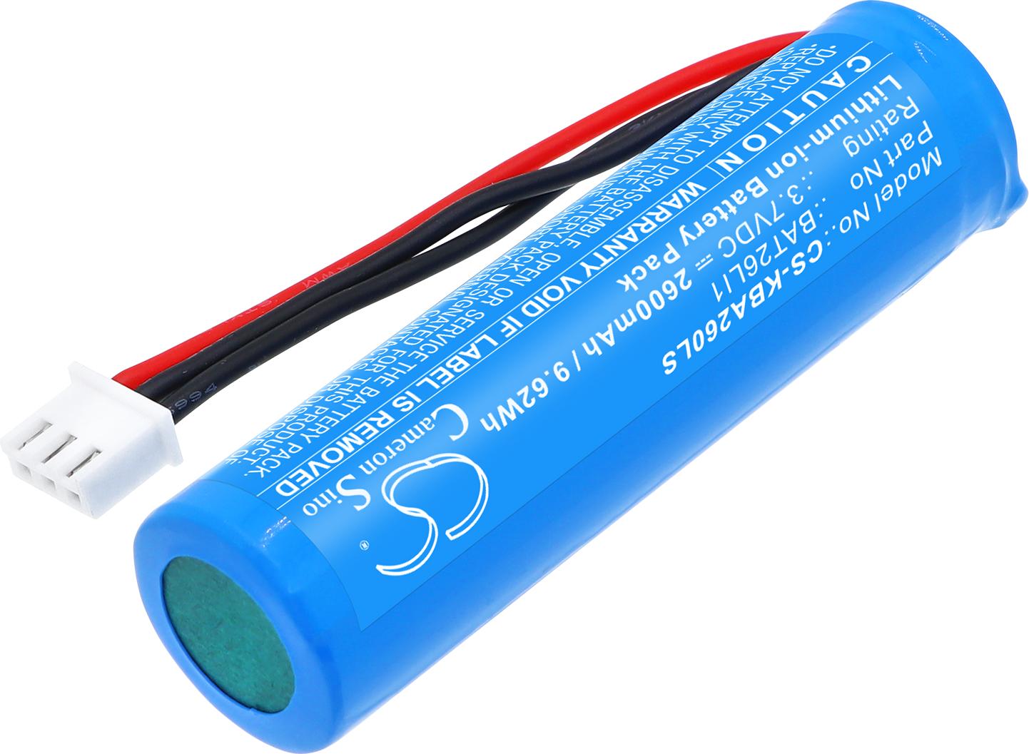 TECHTEK Akku Kompatibel mit [Kosnic] BAT26LI1 Emergency Modules & Self Test Modules, Emergency Modules & Self Test Modules Niah Ersetzt BAT26LI1