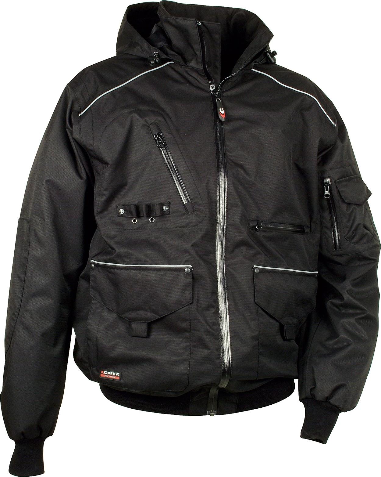 Cofra leichte Arbeitsjacke wind- und regendicht, Motor schwarz 50 V091-0-05.Z50