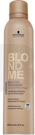 Schwarzkopf Professional BlondMe Blonde Wonders Dry Shampoo Foam trockenes Shampoo für blondes Haar 300 ml