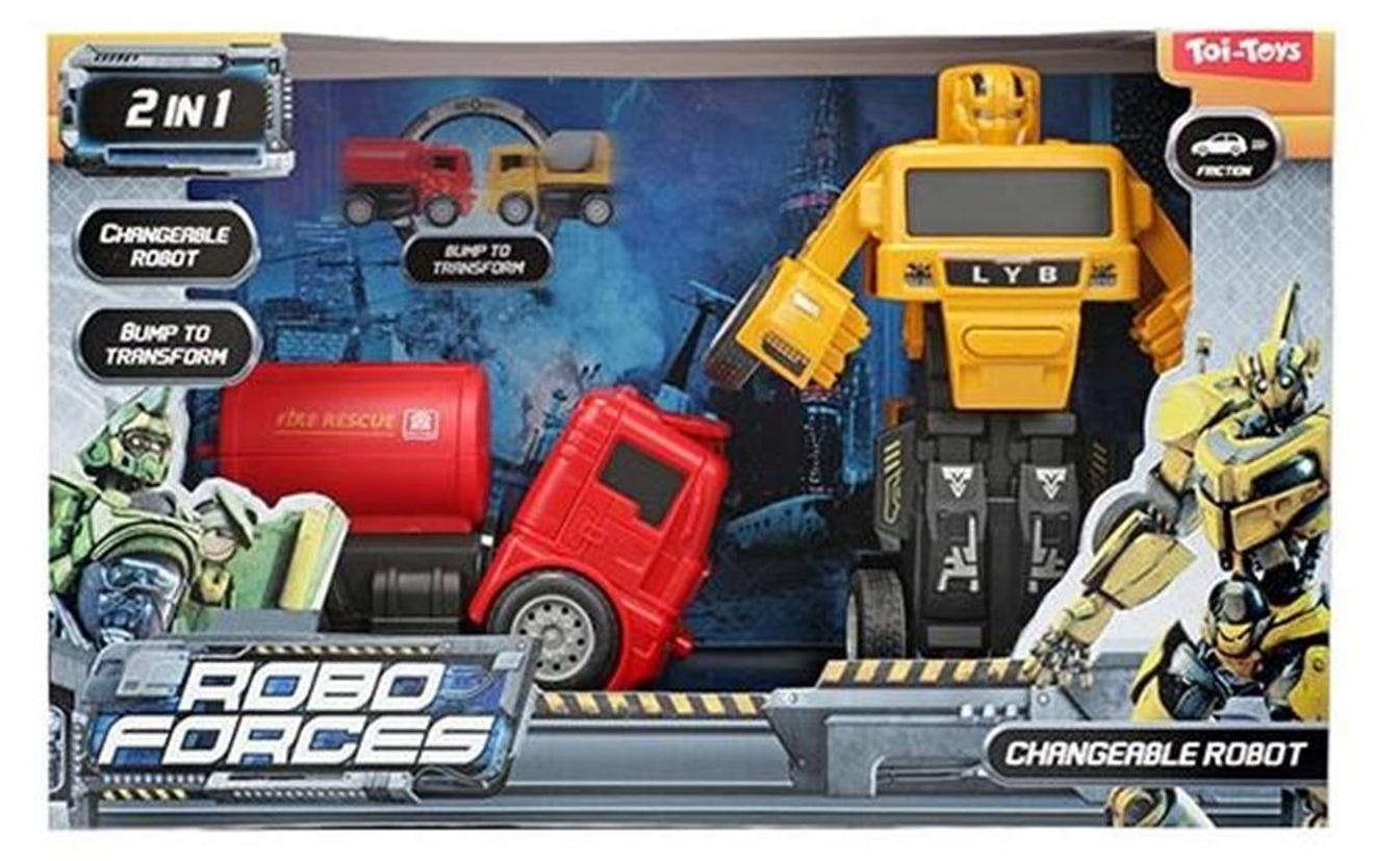 Toi-Toys Roboter Spielzeug Klick transformierbar für Kinder 13689