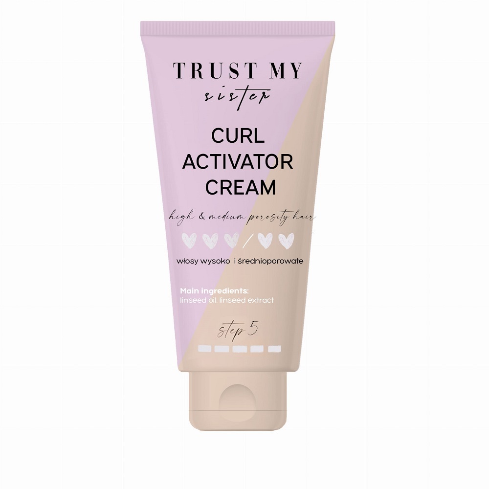 Trust My Sister Curl Activator Cream for Styling Curly Hair 150ml