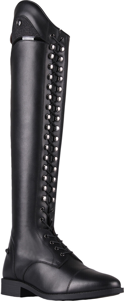 Bottes d'équitation QHP Hailey Junior en cuir
