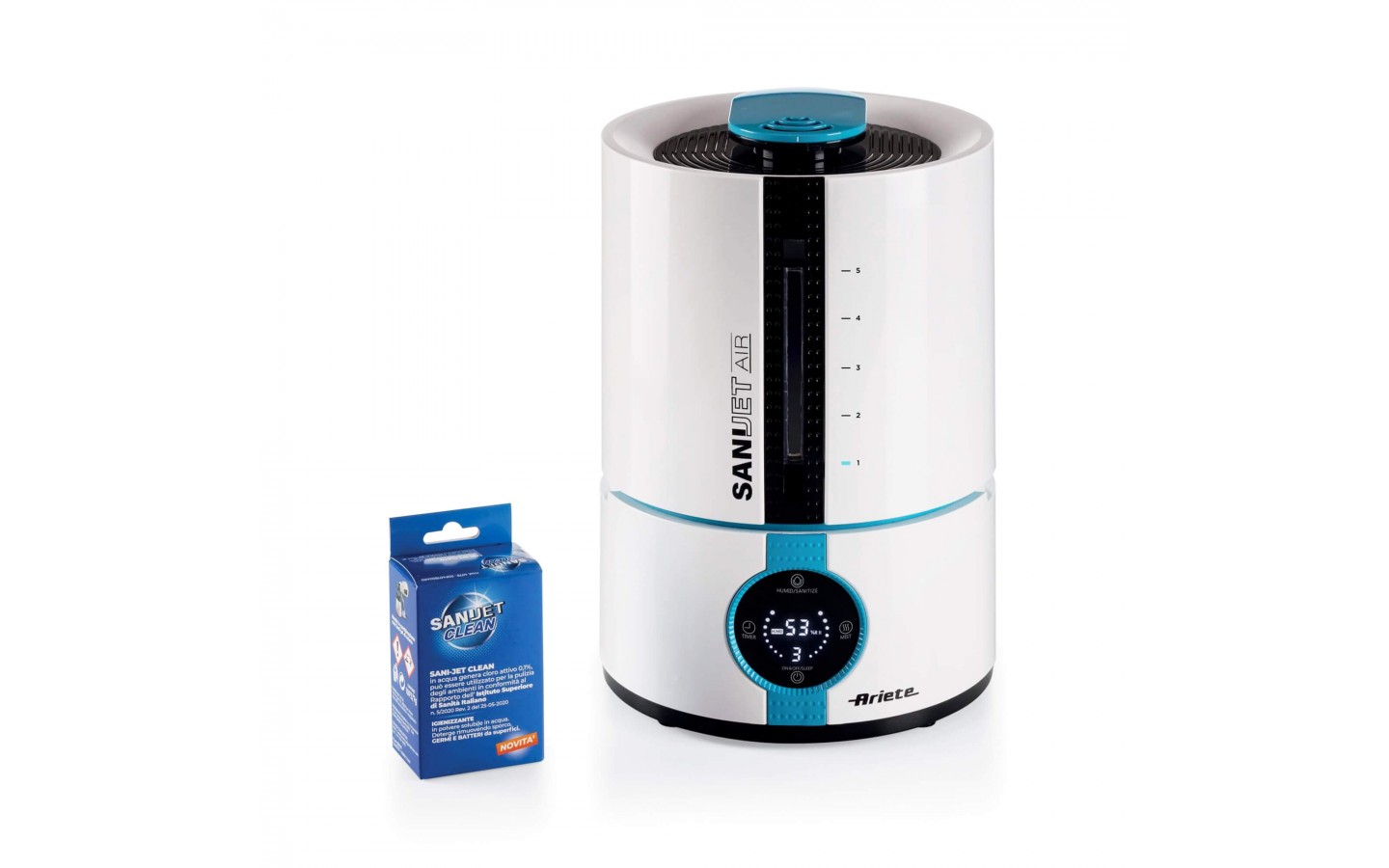 Ariete 00B2836P0AR0 Ultrazvuková čistička 30 W biela