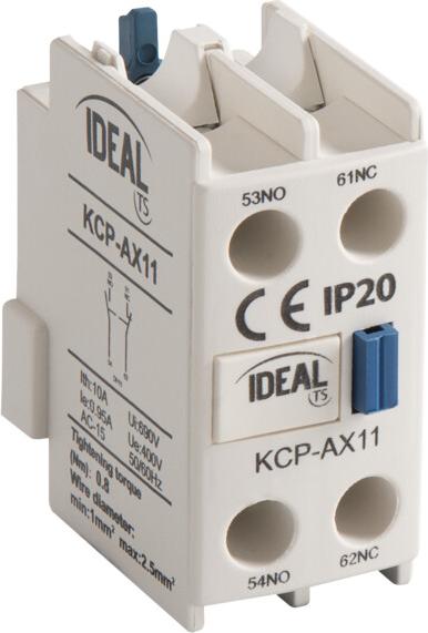 KCP AX 1NO+1NC Idealer Hilfskontaktblock
