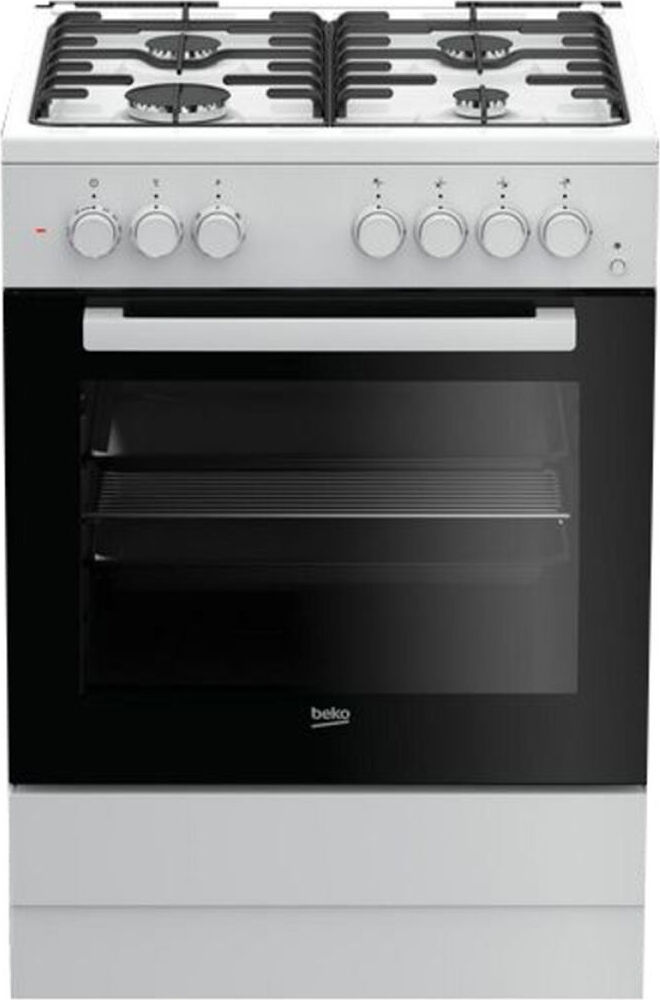 Beko FSE62110DW Küchenherd Freistehender Kocher Weiß Gaskochfeld A