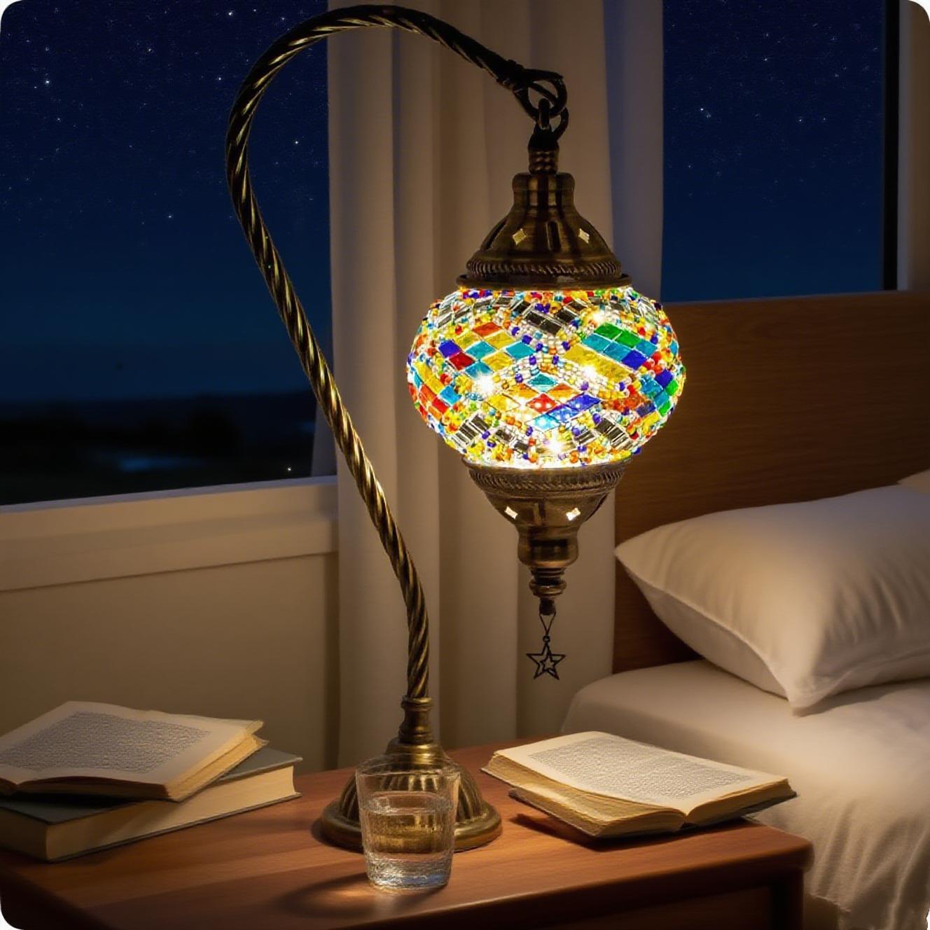 Traumheim Tischlampe,LED Nachttischlampe,3 Modi,Tischleuchte,für Dekolampe Flur, Bürolampe,Leselampe,Wohnzimmer,Schlafzimmer