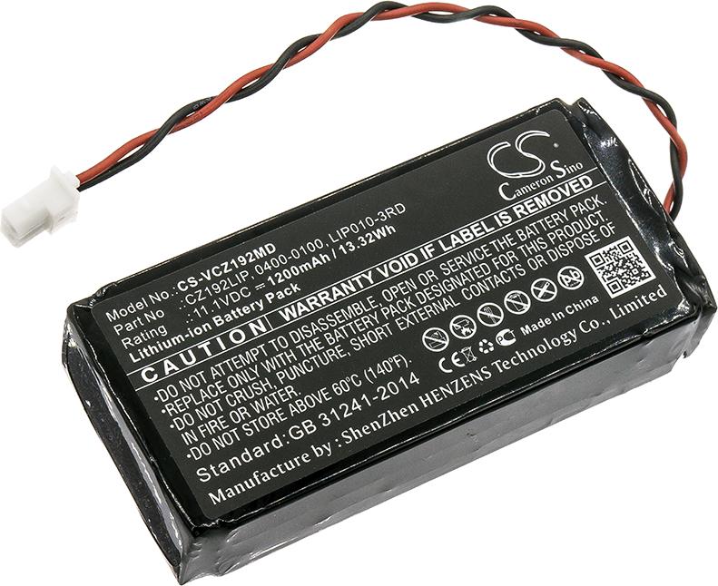 TECHTEK Akku Kompatibel mit [Verathon] 0400-0100, 0800-0404, 0800-0421, BVI Clidescope, CZ192LIP, GlideScope Monitor, Glidescope Monitors, Glidescope