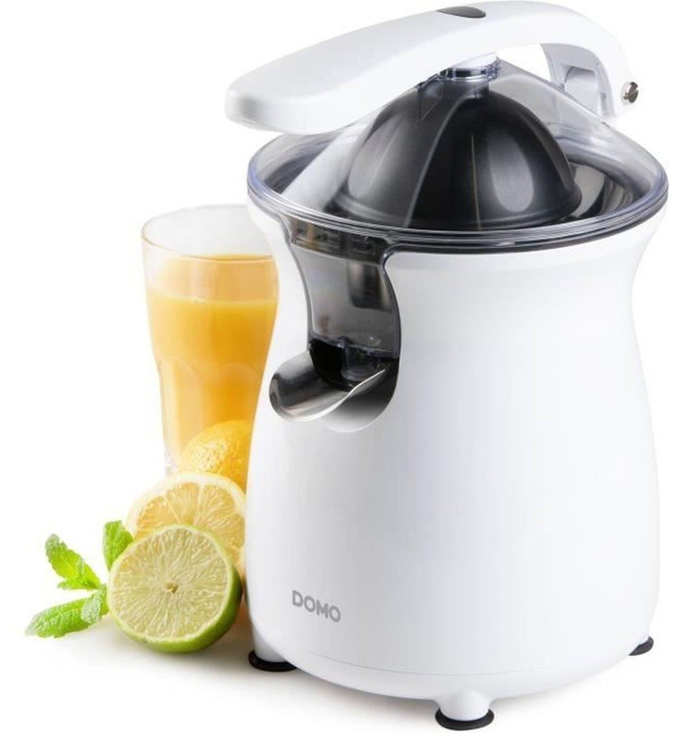 Domo DO9269J, Elektrische Tomatensaftpresse, Weiß, 0,46 l, 0,115 m, 160 W, 175 mm