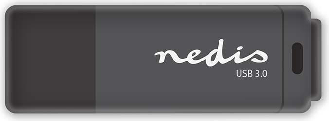 Nedis Flash Laufwerk - 32 GB - USB Type-A - Lesegeschwindigkeit: 80 MB/s - Schreibegeschwindigkeit: 9 MB/s FDRIU332BK