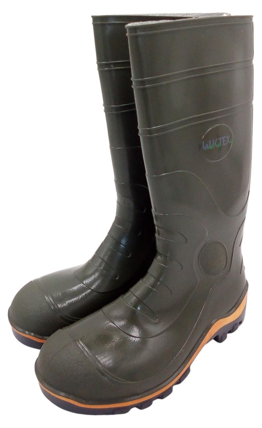 W.K.TEX. GmbH Sicherheitsstiefel Stefano S5 Stahlkappe Arbeitsstiefel Baustiefel Regenstiefel