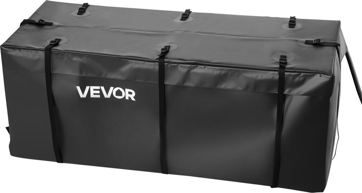 VEVOR Hitch Cargo Carrier Bag 59,84 x 23,9 x 24,02 Zoll (20 Kubikfuß) mit 8 Gurten