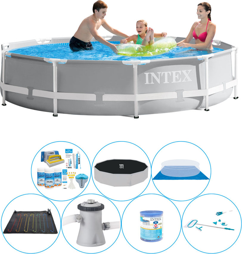 Intex Prism Frame 305x76 cm Round - Súprava bazénov All in 1
