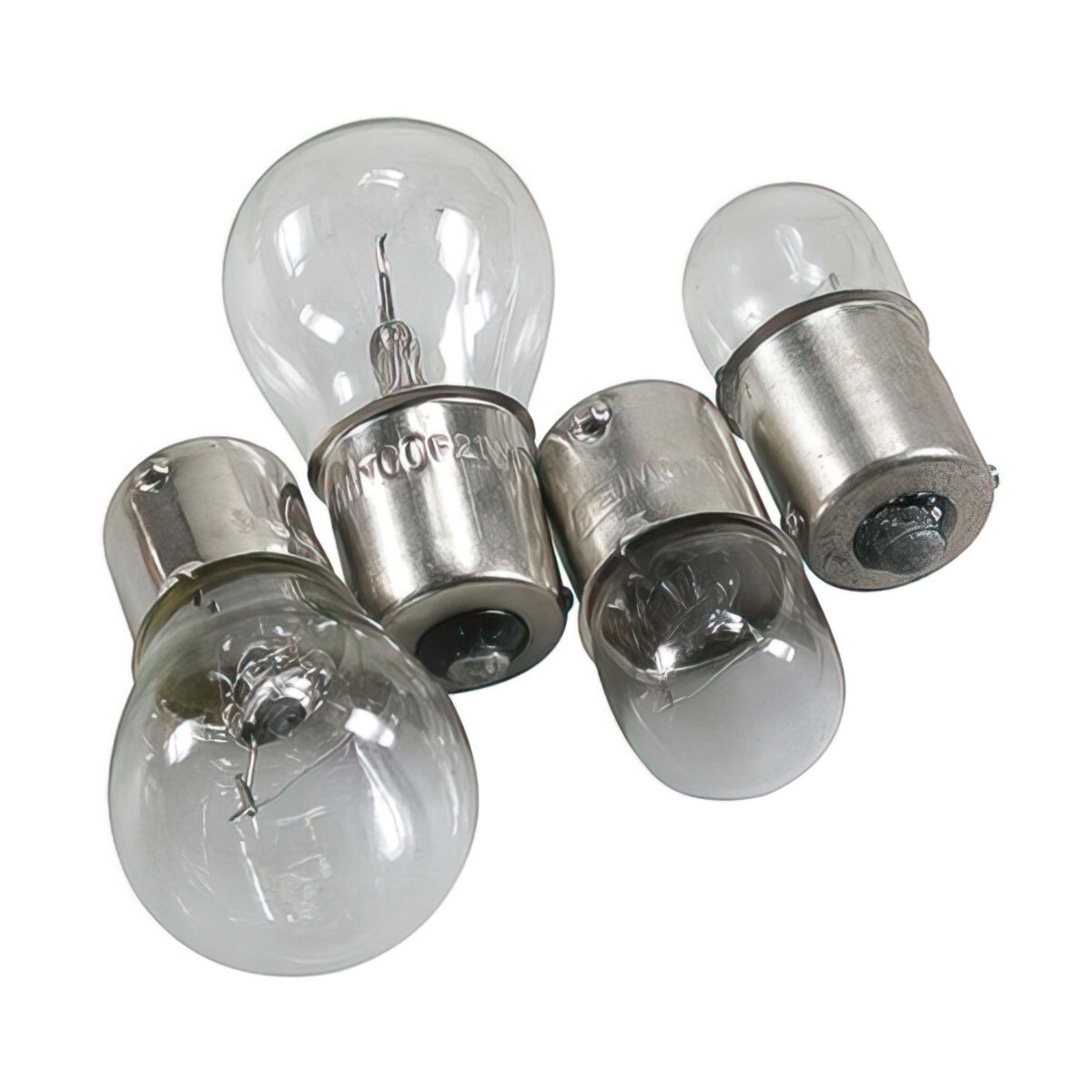 STR8 4 Weißbirnen-Set BA15S 12V 21W und 12V 10W genehmigte Blinker STR-808.59/WH