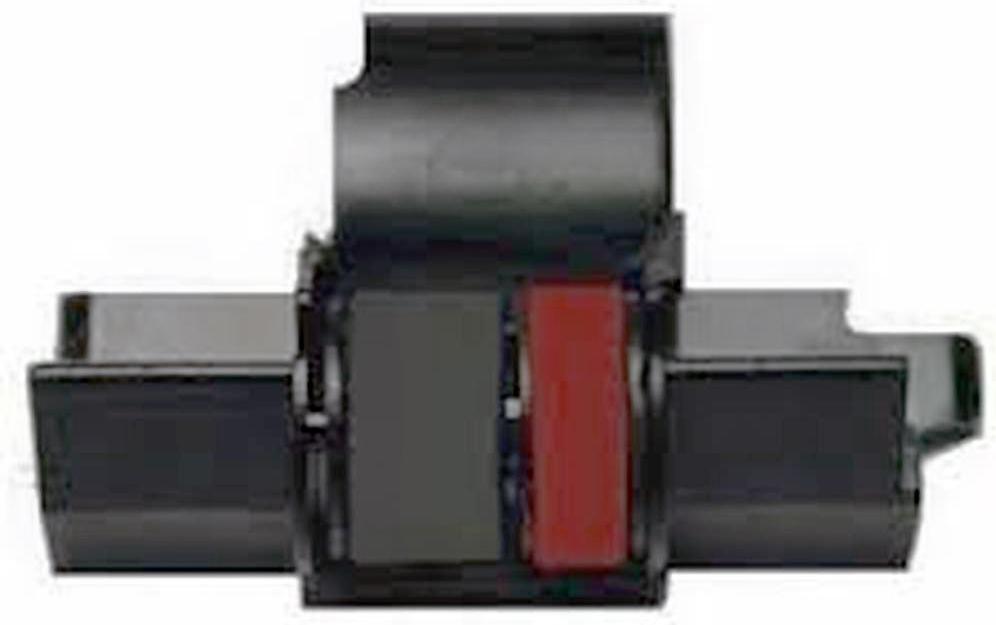 OBV Farbband für Casio IR40T Epson Adler-Royal Canon Citizen Facit Ibico Olympia Schwarz/Rot KIR-40T