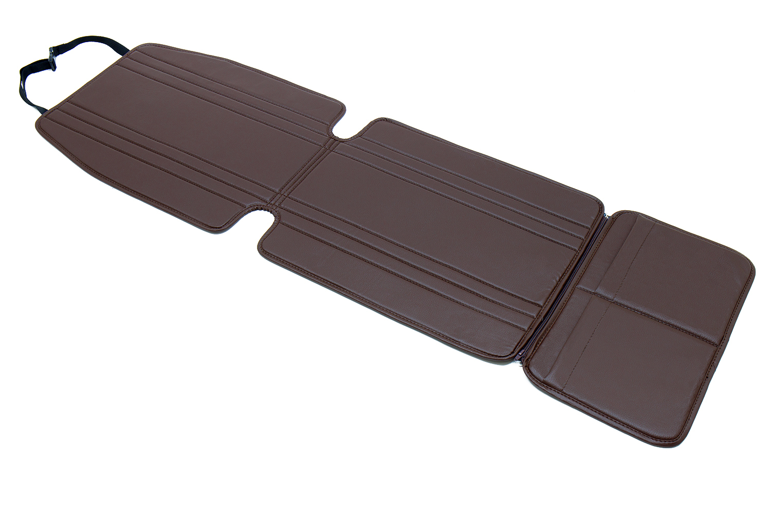 tuning-art Braune Kindersitzunterlage Autositzauflage Autositzunterlage Autositzschutz KU004