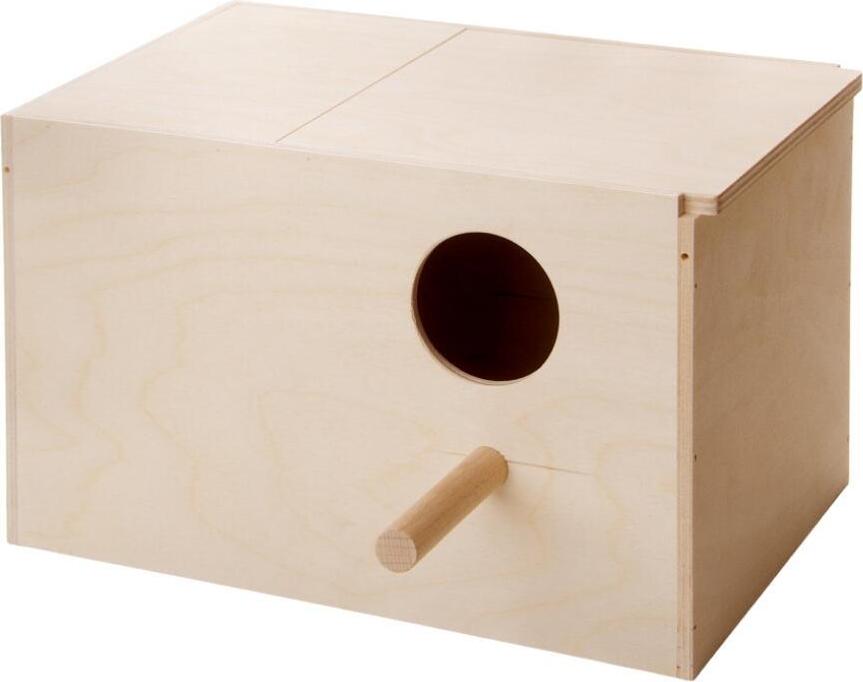 JK Animals Holz Nistkasten Brutkasten mit Nistmulde Gr.3 keine