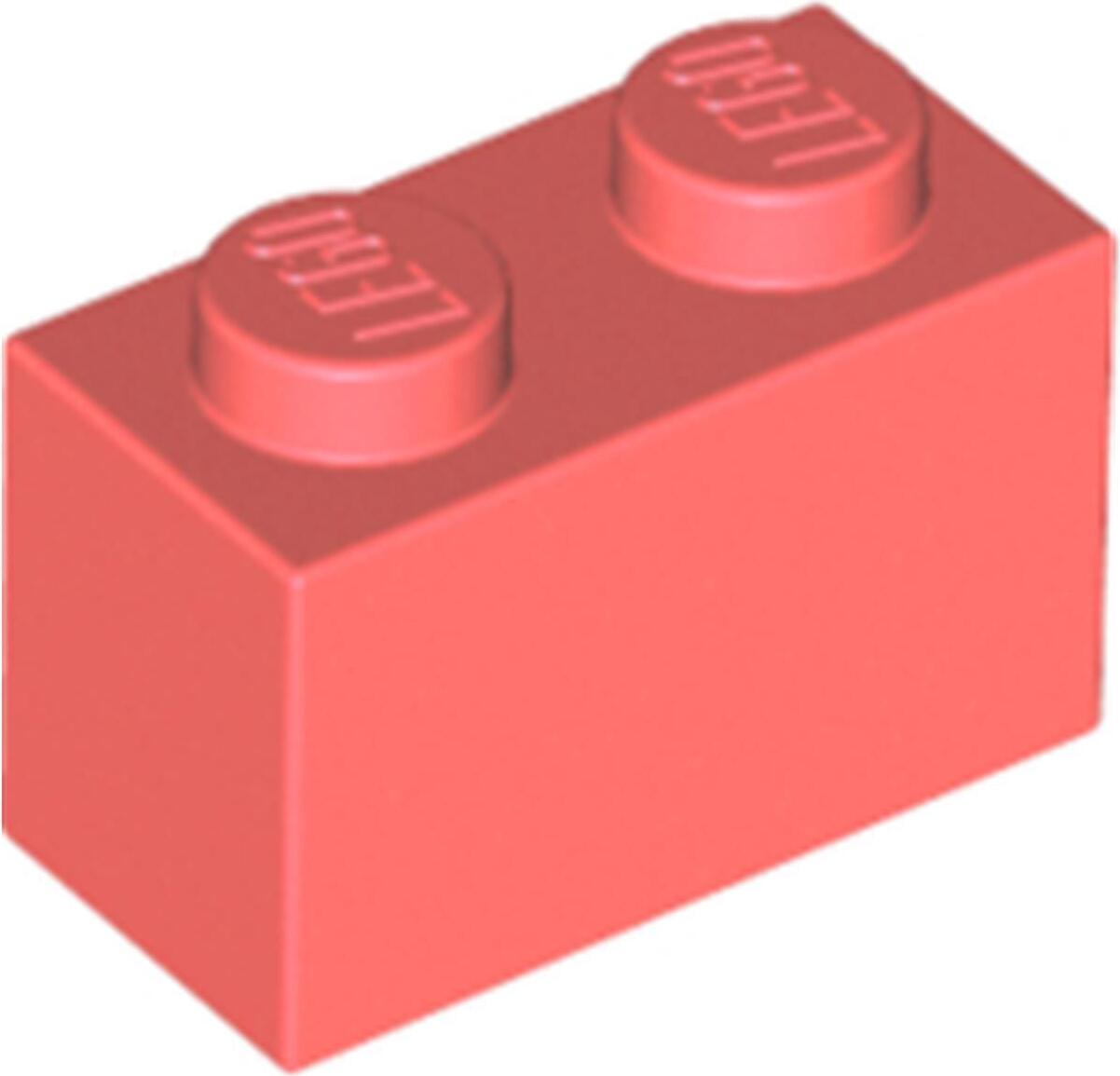 1 kus LEGO, diel c. 3004 v koraloch (koral)