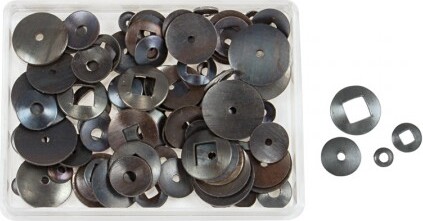 SELVA Zeigerscheibchen gewölbt für Großuhrwerke