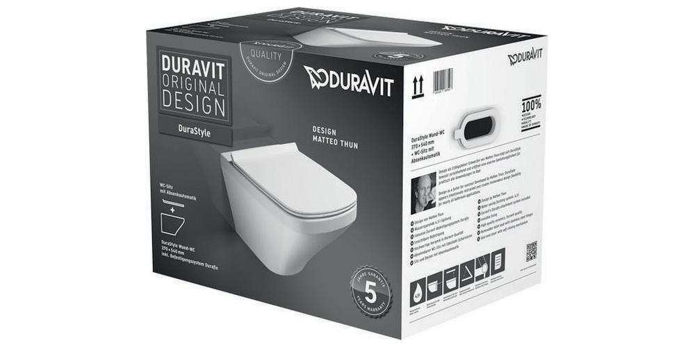 Duravit Wand-WC-Set DURASTYLE weiß