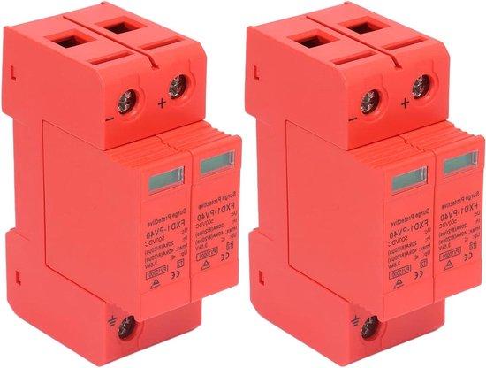 OEM Überspannungsschutzgerät Blitzschutz für den Heimgebrauch DC 2P 20kA bis 40kA - Niederspannung Blitzschutzgerät mit Sichtfenster - 2 STÜCK. 2026