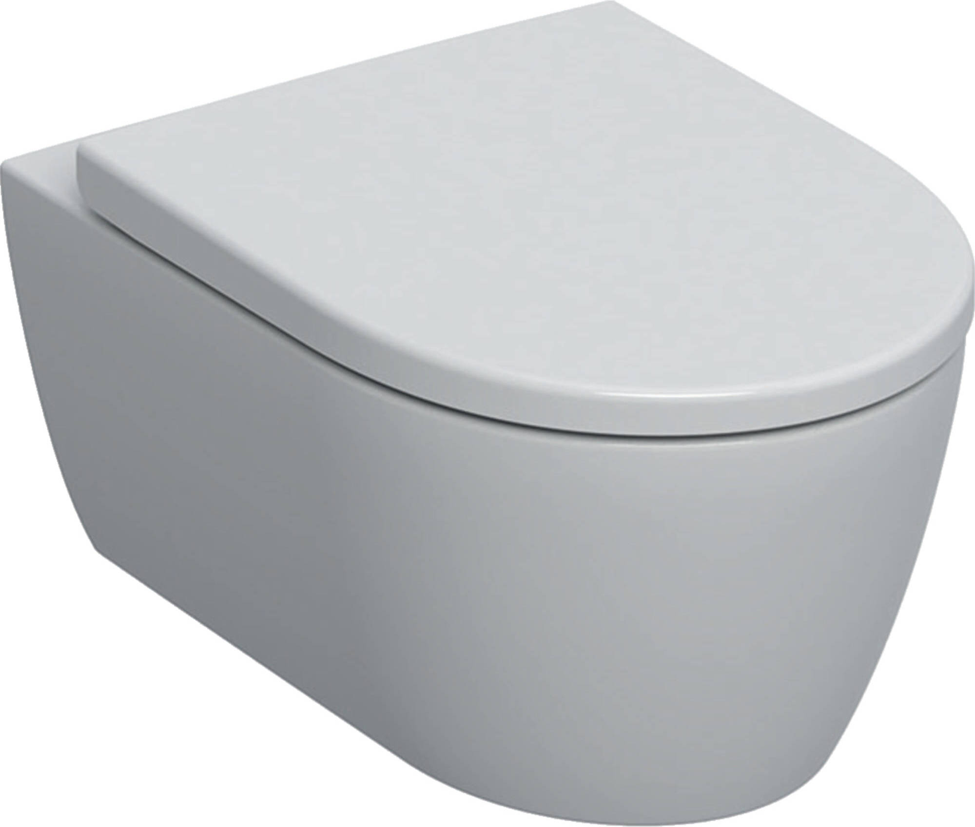 Wand-Tiefspül-WC iCon RIM geschl Fo m WCS Tiefe 53cm weiß KT